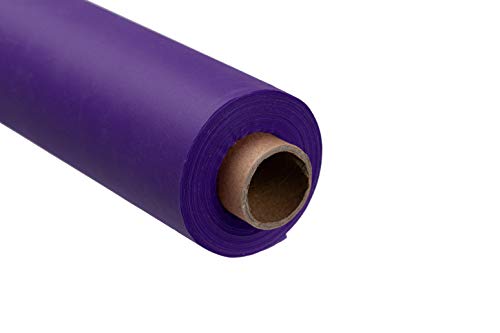 Premium Quality Plastic Table Cover Banquet Rolls 40" X 300' (Purple)