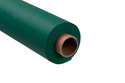 Premium Quality Plastic Table Cover Banquet Rolls 40" X 300' (Dk Green)
