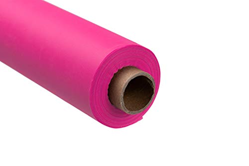 Premium Quality Plastic Table Cover Banquet Rolls 40" X 300' (Cerise)