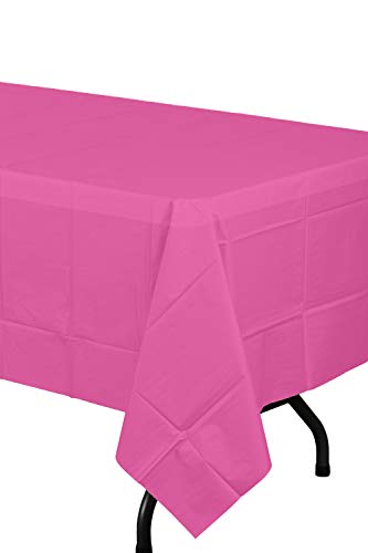Premium Quality Plastic Table Cover Banquet Rolls 40" X 300' (Cerise)