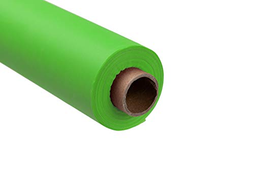 Premium Quality Plastic Table Cover Banquet Rolls 40" X 300' (Lime Green)