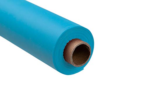 Premium Quality Plastic Table Cover Banquet Rolls 40" X 300' (Turquoise)