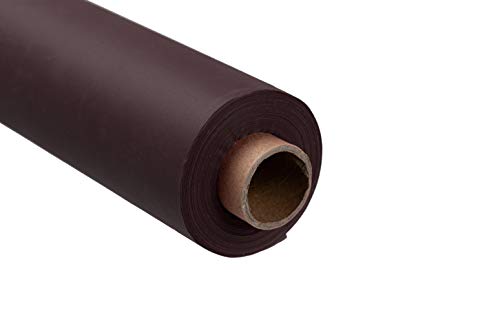 Premium Quality Plastic Table Cover Banquet Rolls 40" X 300' (Brown)