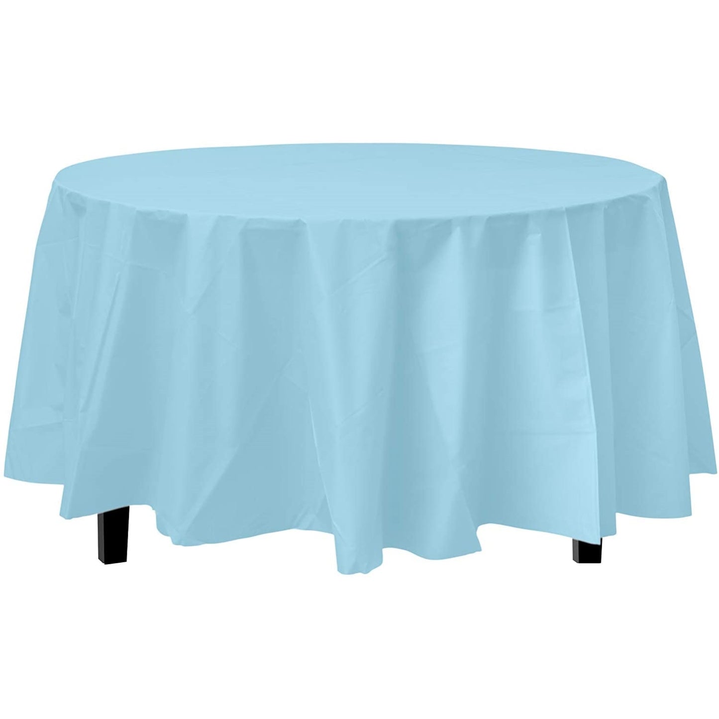 Premium Round Light Blue Table Cover