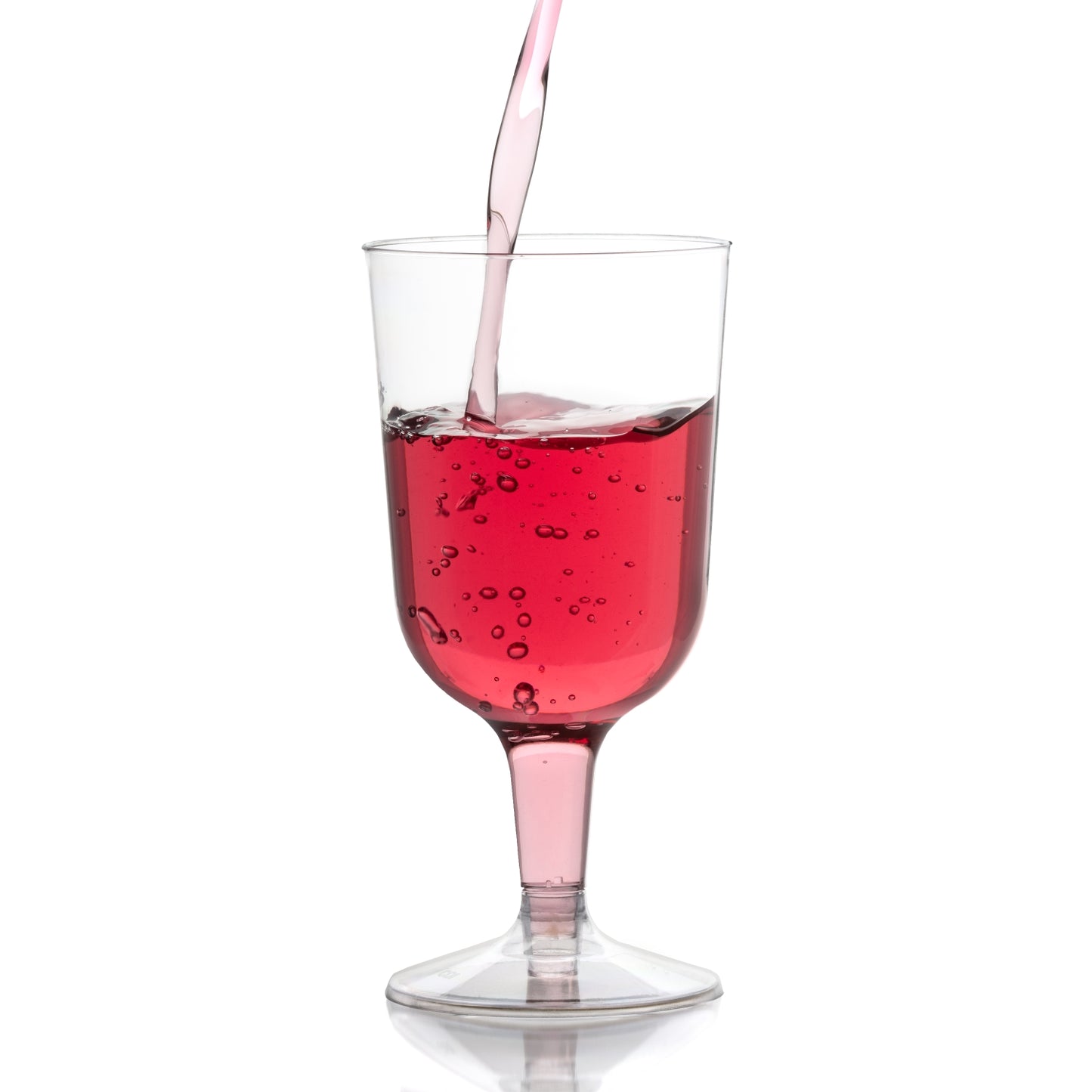 Case of 12 - 6 oz. Plastic wine cup - 20 count