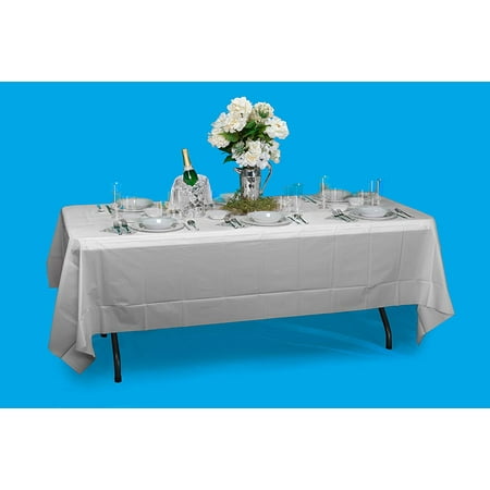 Exquisite Premium Quality Plastic Table Cover Banquet Roll, 40 in X 100 ft - Orange