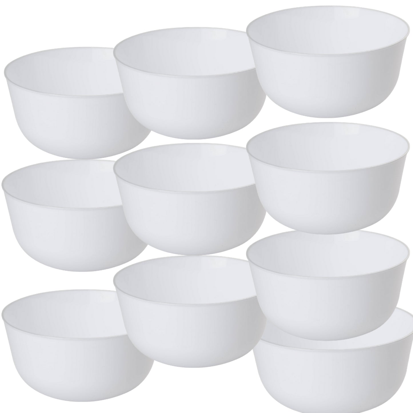 Trend Glass Look Gold Plastic Bowls - 10 Ct.