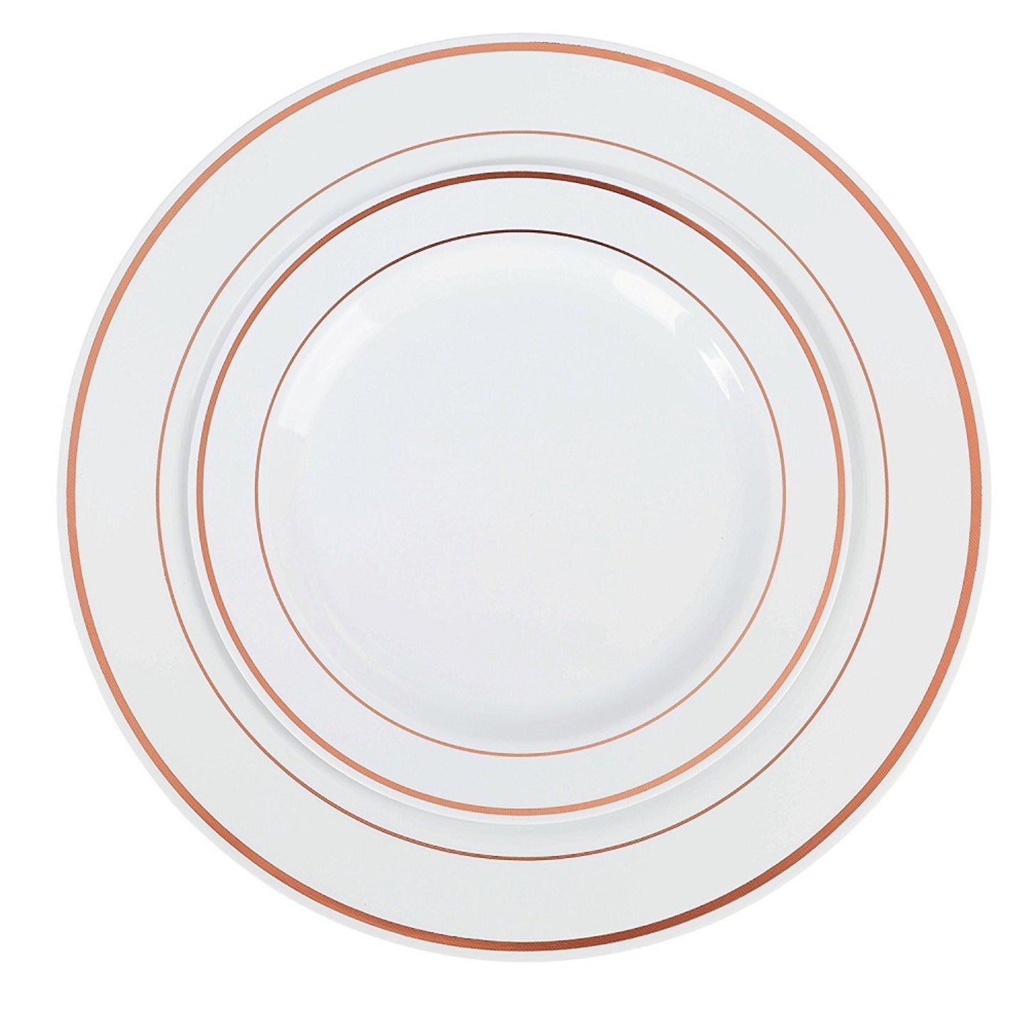 Case Of 4 - Rose Gold Line Plates Combo Pack - 30/30