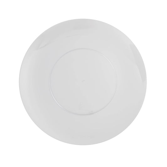 Case of 12 - 8" Trend Glass look Plastic Plates (10)