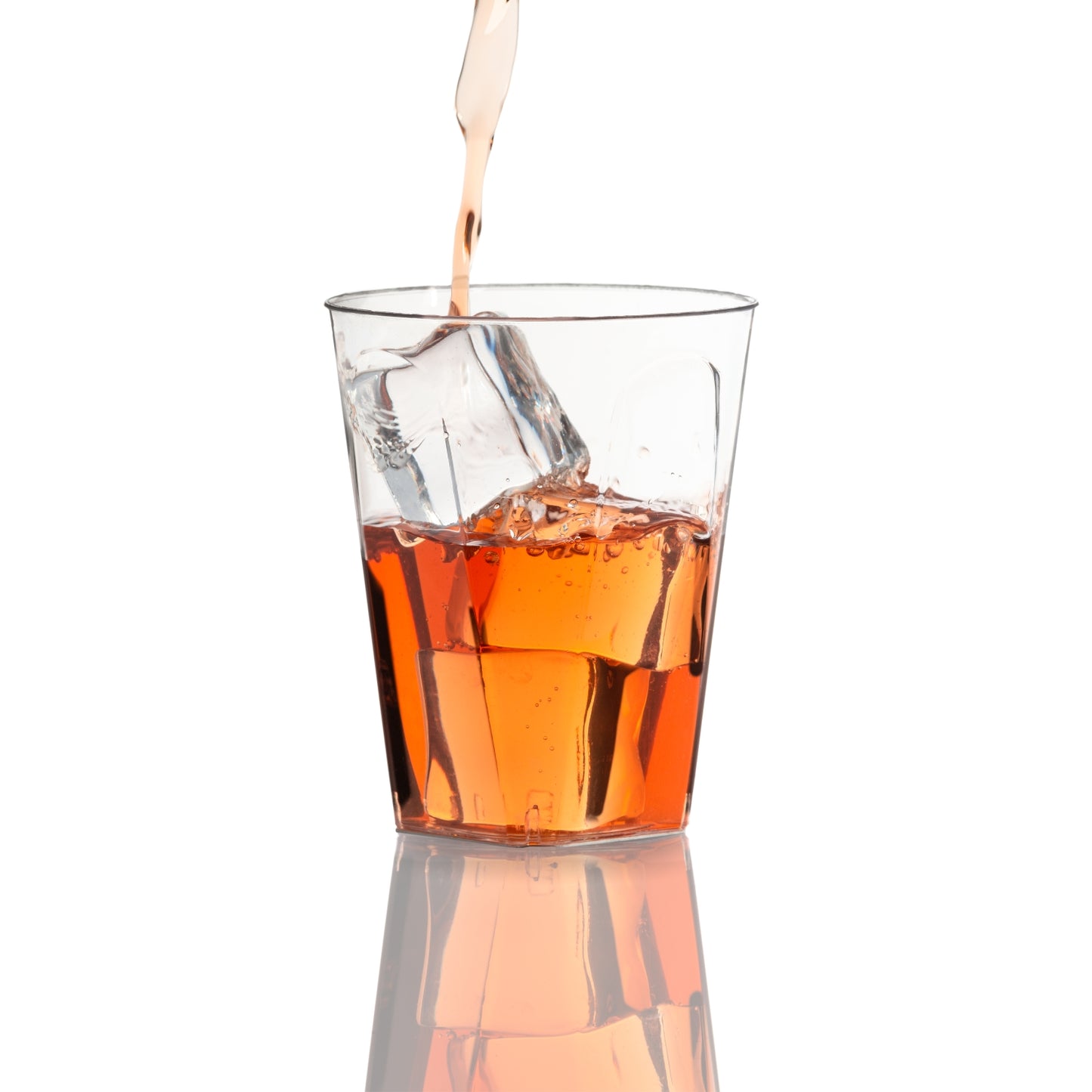 7 Oz. Clear Square Bottom Tumblers - 20 Ct.