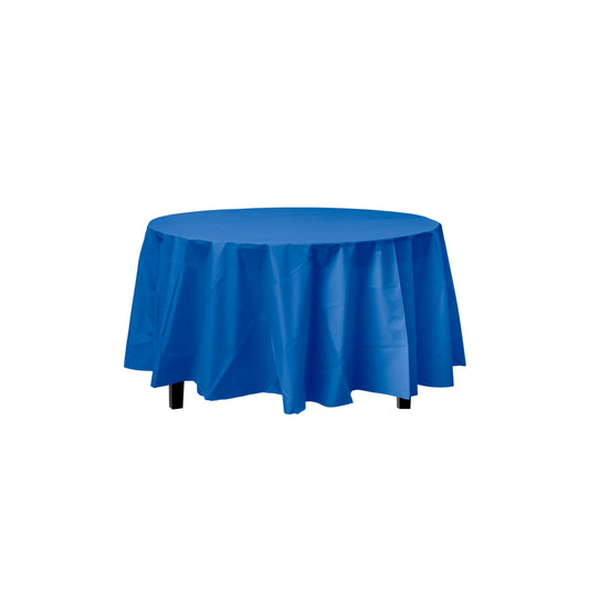 Premium Round Dark Blue Table Cover