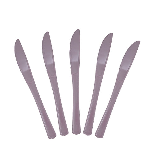 Heavy Duty Silver Plastic Knives - 50 Ct.