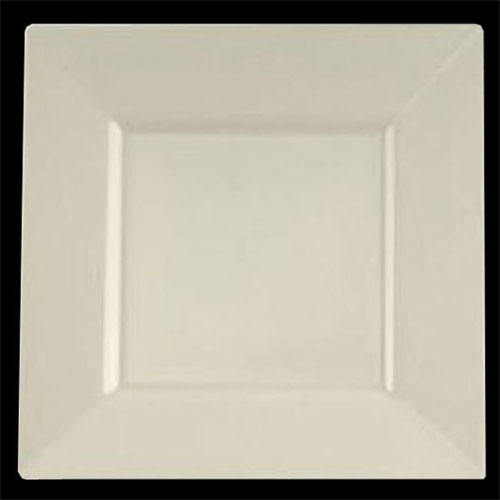 9.5 In. Ivory Square Plates - 10 Ct.