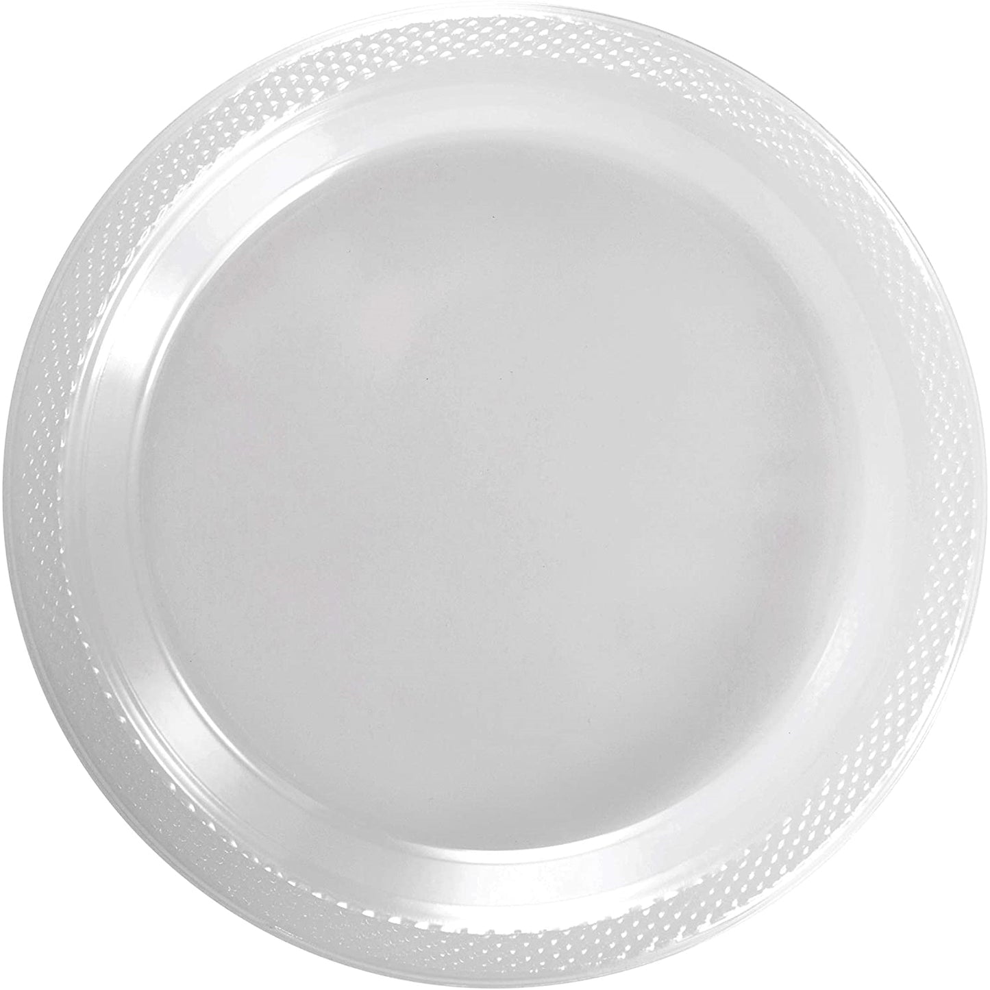 10 In. Clear Plastic Plates - 50 Ct.