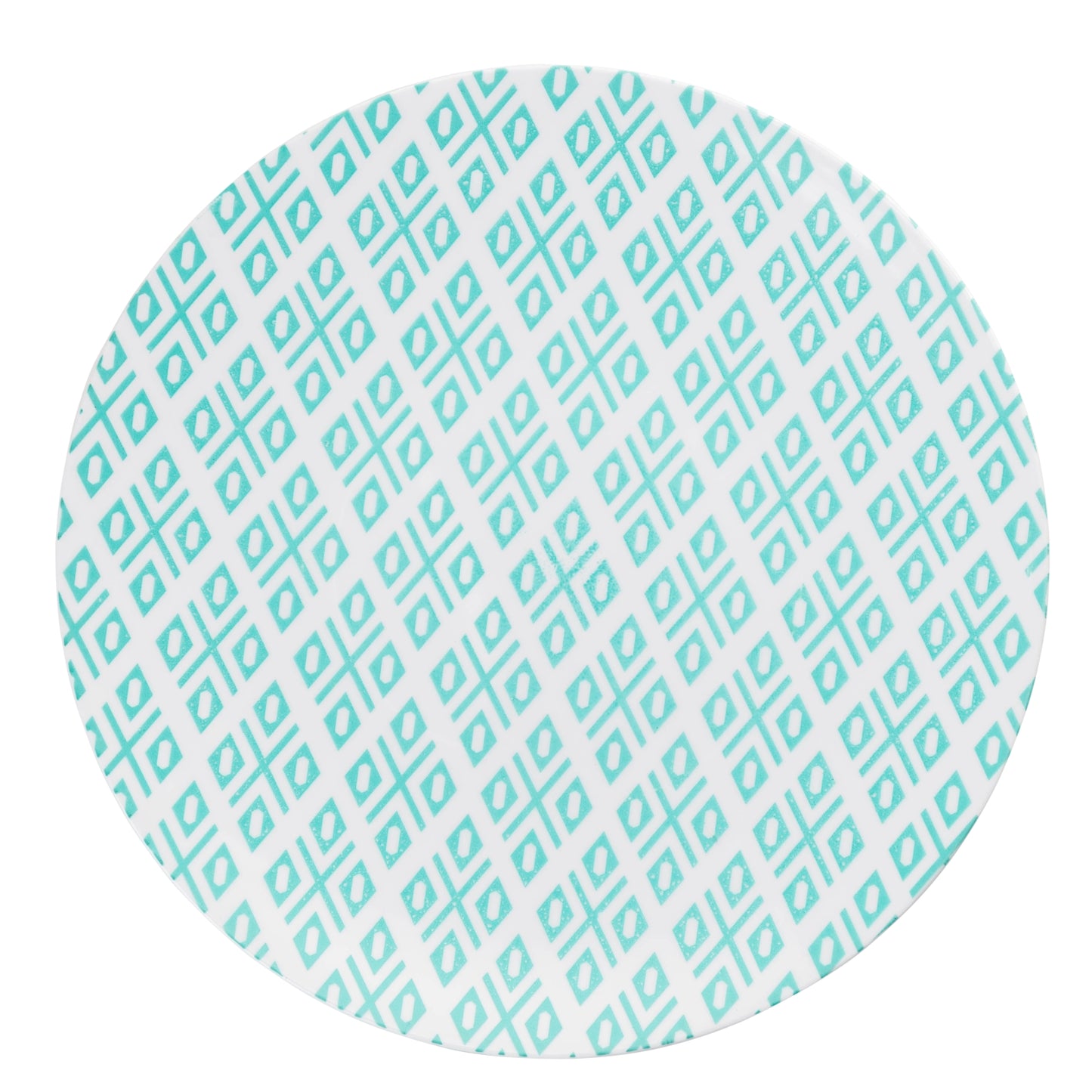 Case of 12 - 8" Aztec Design Plastic Plates (10)