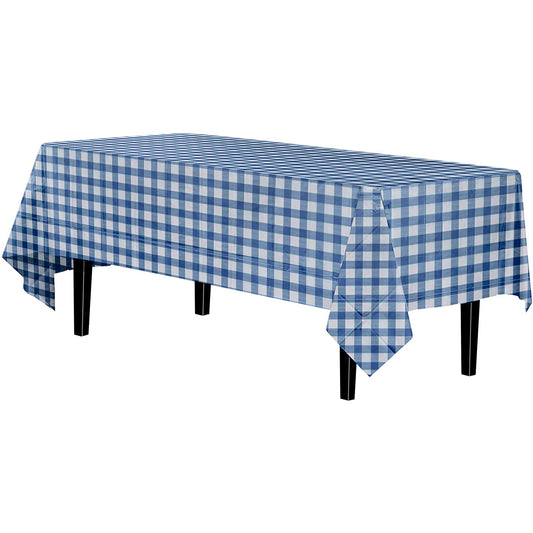 Blue Gingham Table Cover