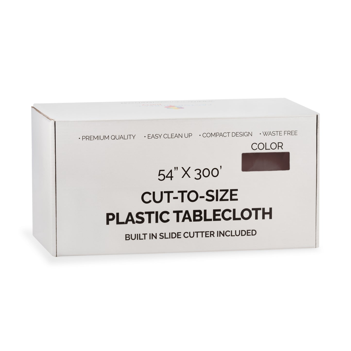 54" X 300' Select A Size Table Cover - Brown