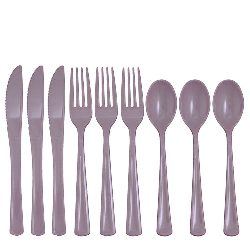 Case of 36 - Cutlery Combo Pack 24 ct. (8 ea.) - Silver
