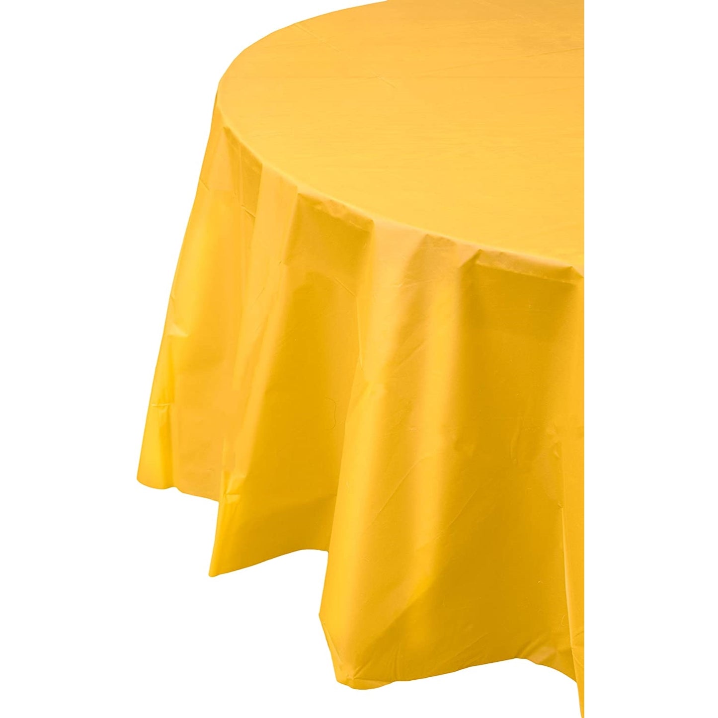 Premium Round Yellow Table Cover