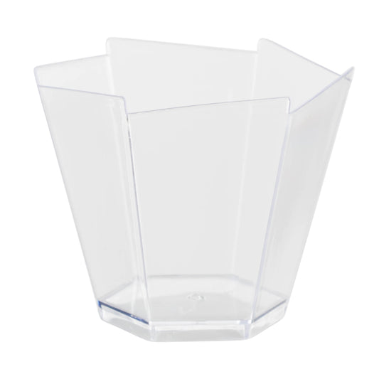 Case of 24 - Clear Hexagon Miniature - 24 ct.