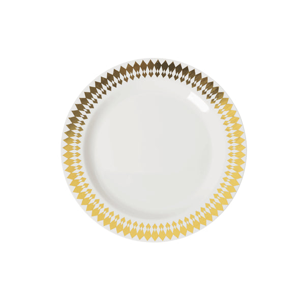Case of 12 - 7.5" Gold Brilliance Premium Plates - 10 ct.