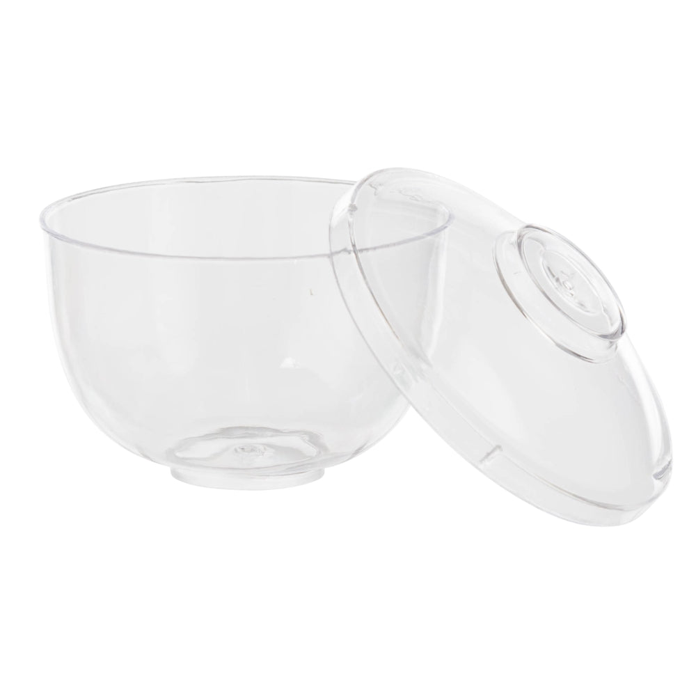 Case of 24 - 2.75" Clear cup with lid - 20 ct.