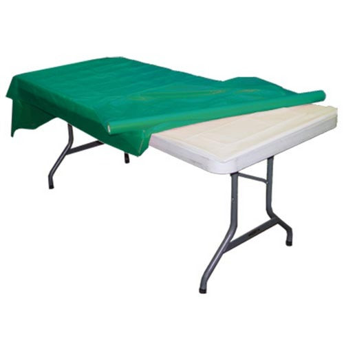 Exquisite Premium Quality Plastic Table Cover Banquet Roll, 40 in X 100 ft - Teal