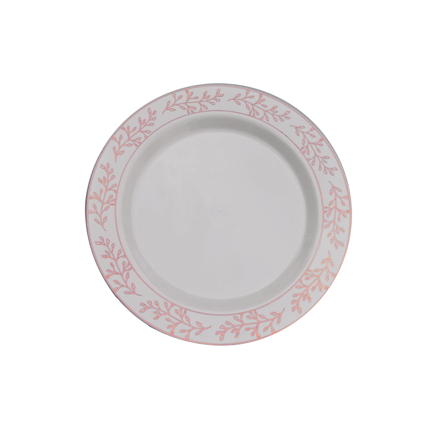 7.5 In. Rose Gold Leaf Premium Plates - 10 ct.