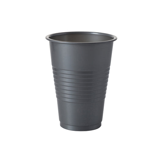 Case of 12 - 12 oz. Plastic Cups 50 ct. - Silver