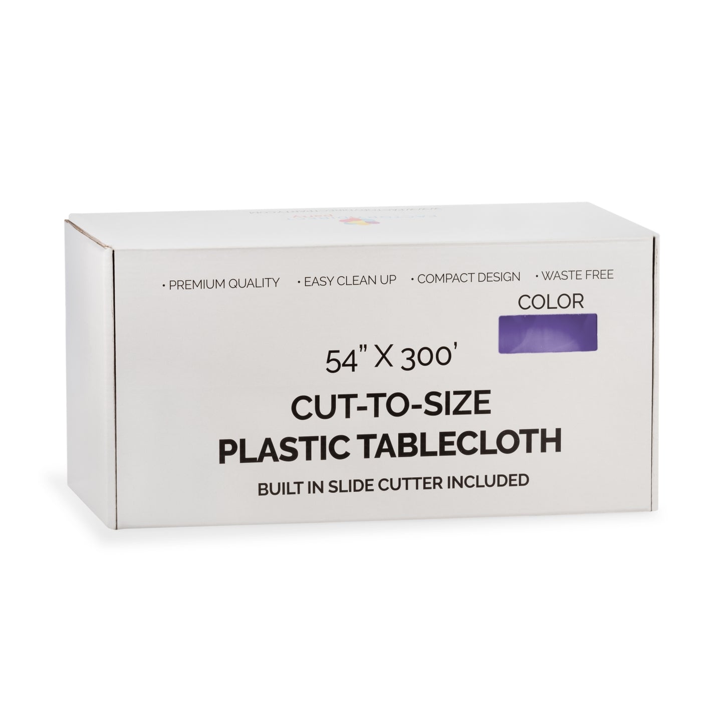 54" X 300' Select A Size Table Cover - Purple