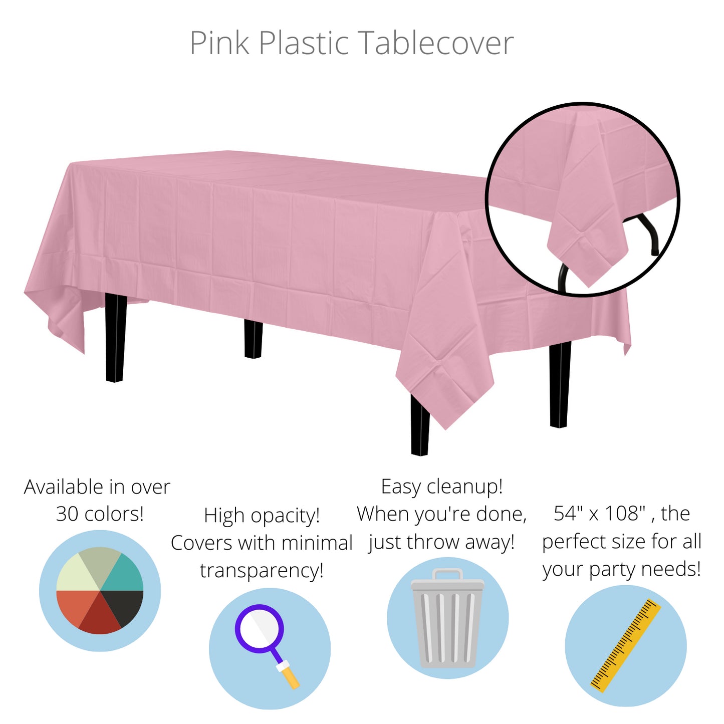 Pink Table Cover