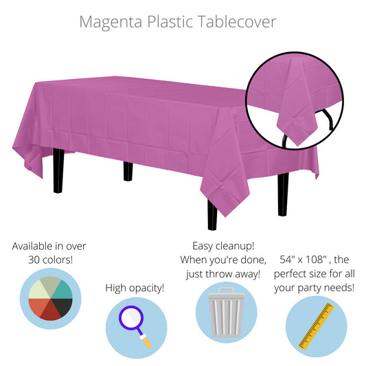 Magenta Table Cover