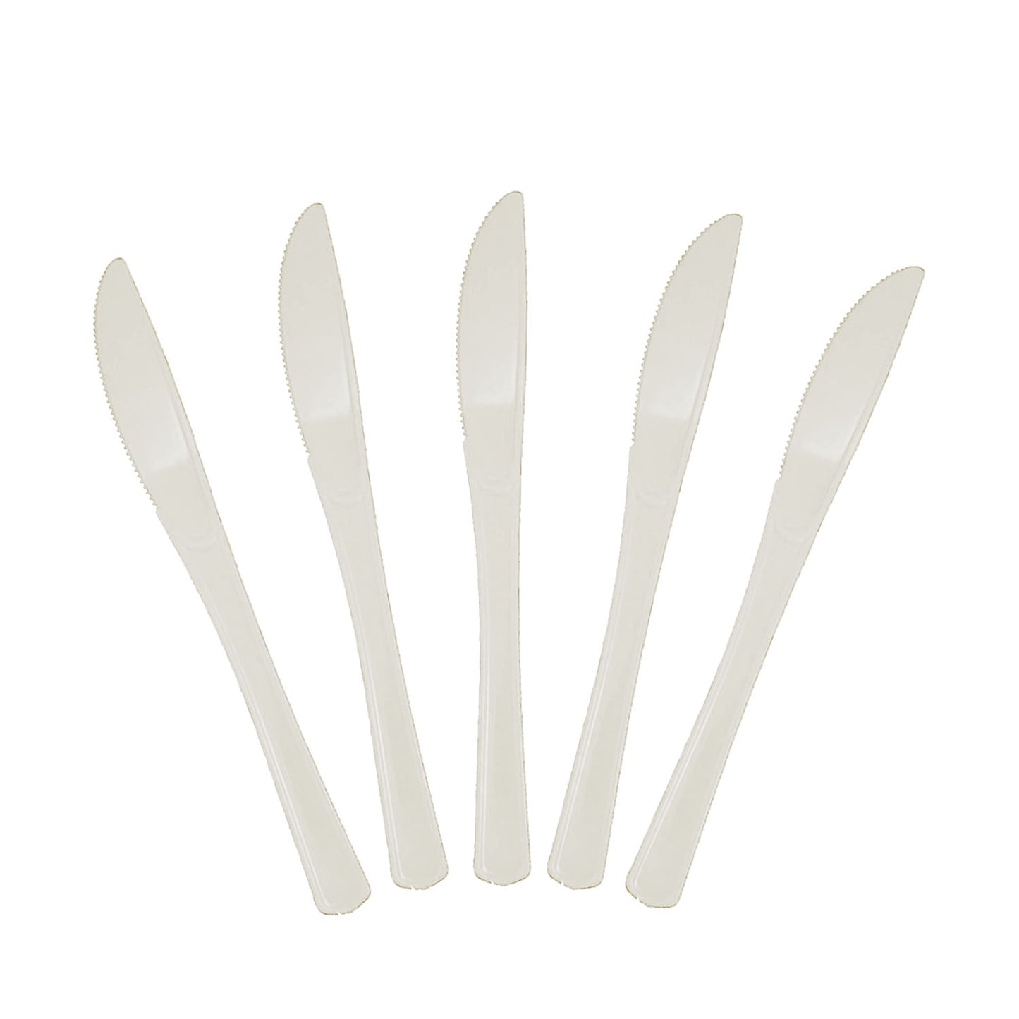 Heavy Duty Ivory Plastic Knives - 50 Ct.