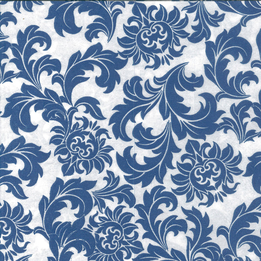 Classic Navy Printed Paper Napkins - 20 Ct. (1440)