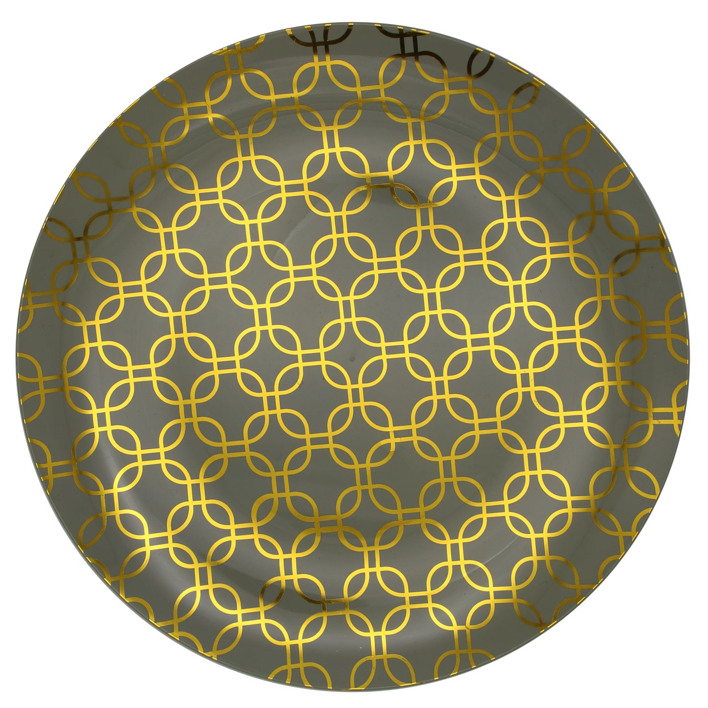 Case of 12 - 10" Motif Design Plastic Plates (10)