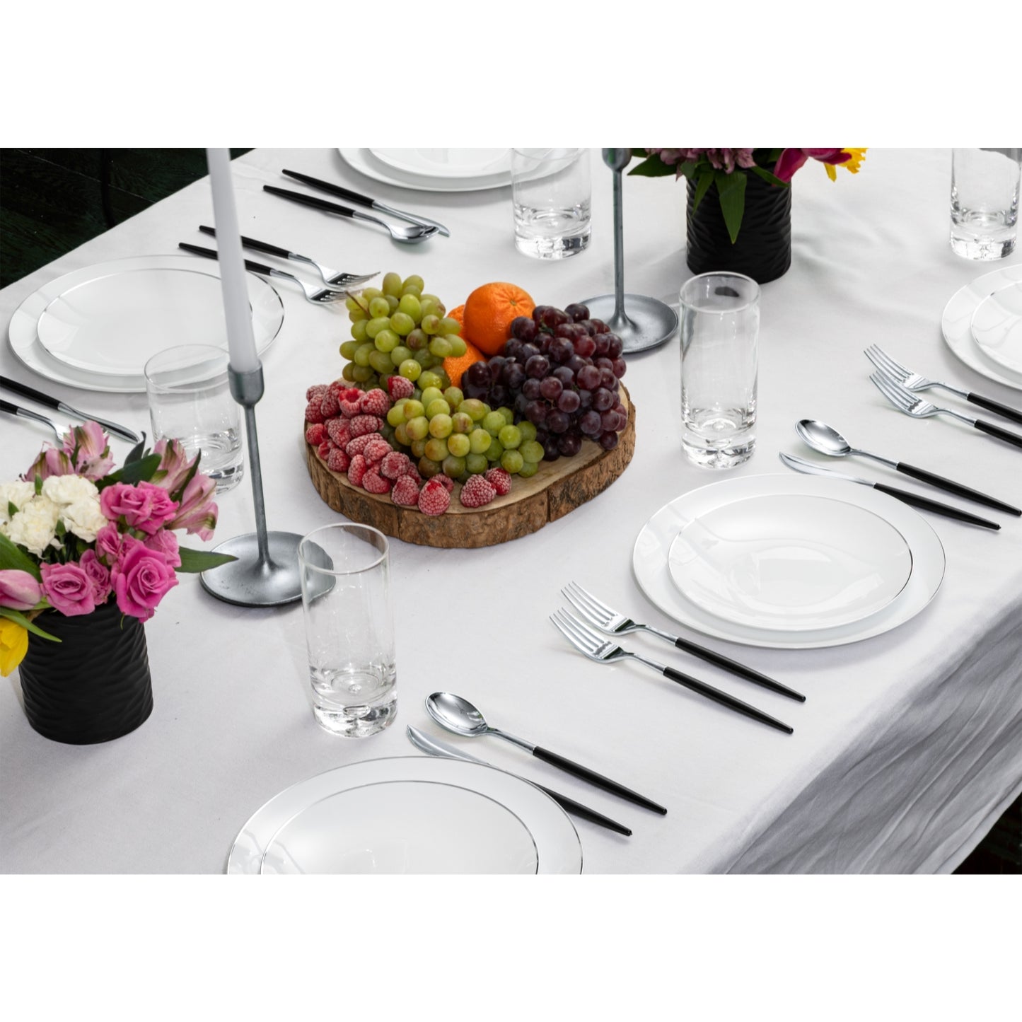 Trendables Forks Black/Silver - 20 Ct.