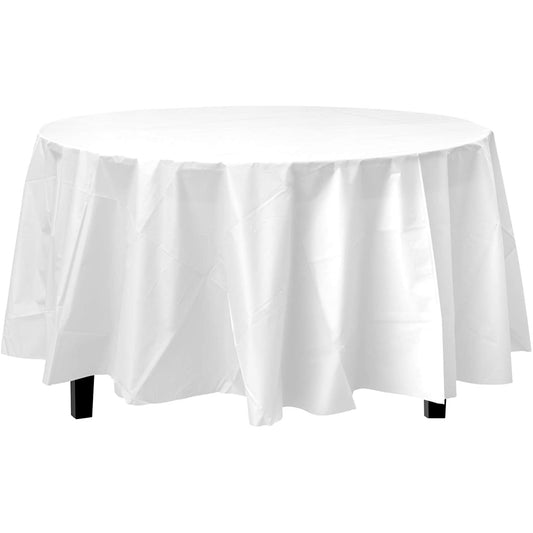 Case of 96 - *Premium Quality* 84" Round - White