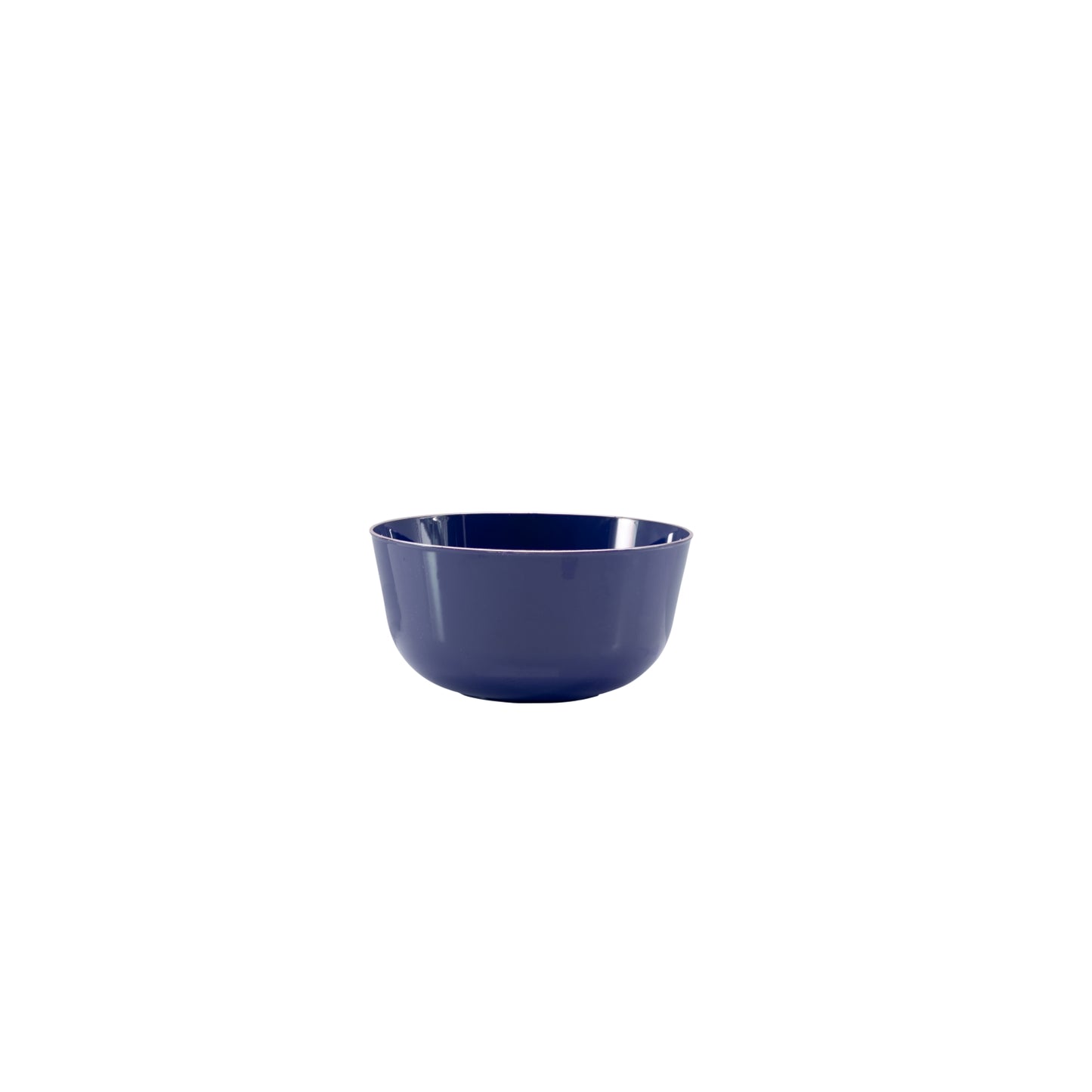 Case of 12 - Classic Navy Design Plastic Bowls - 10 Ct.