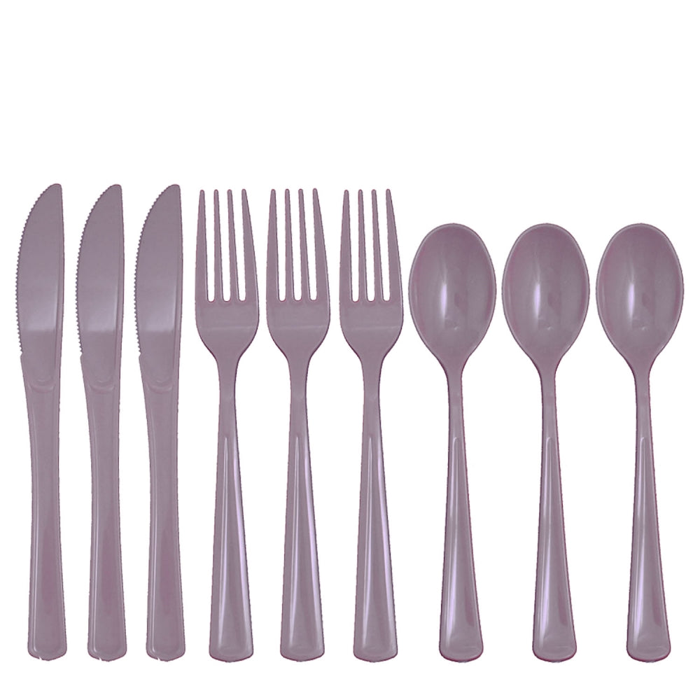 Case of 36 - Cutlery Combo Pack 24 ct. (8 ea.) - Silver