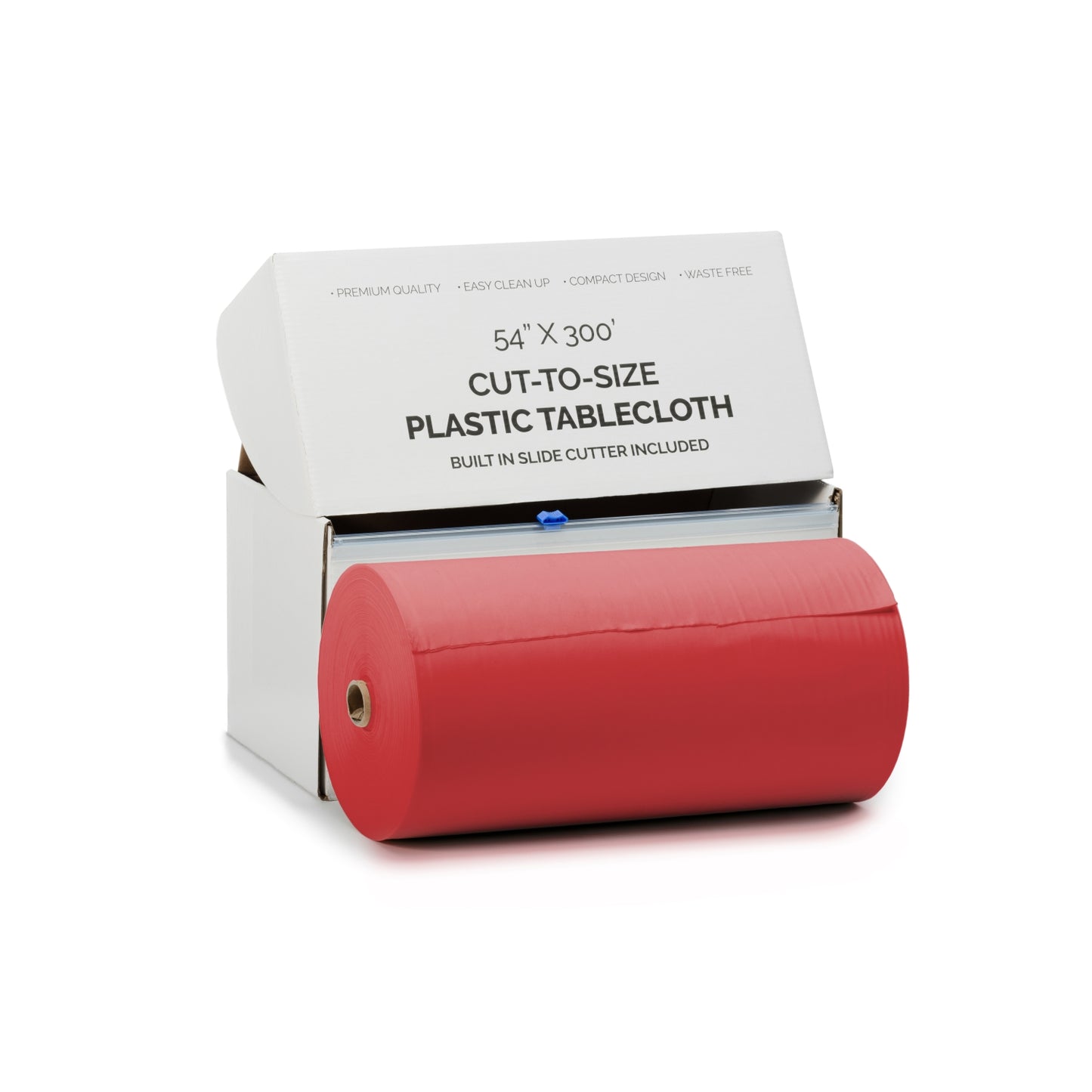54" X 300' Select A Size Table Cover - Red