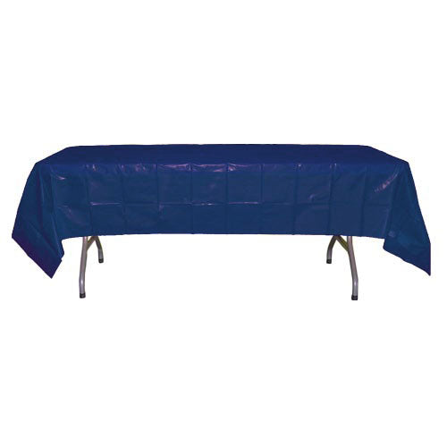 Navy Plastic Tablecover 54" X 108" Case Of 96
