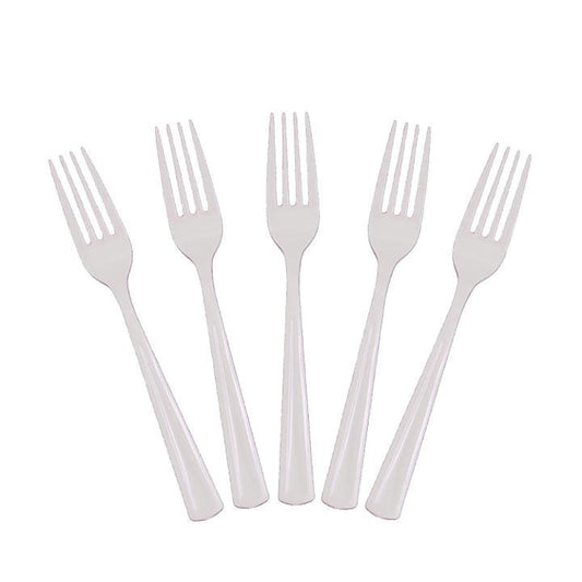Case of 24 - Plastic Forks 50 ct. - Clear