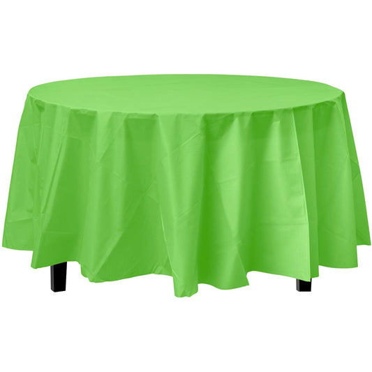 Premium Round Lime Green Table Cover