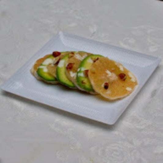 Case of 12 - White 9" Zen Ridged Square Plastic Plates - 10 ct.