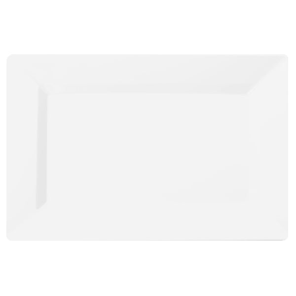 Case of 12 - 12.75" Clear Rectangular Plate - 10 ct.