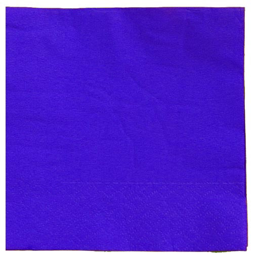 Dark Blue Beverage Napkins - 50 Ct.