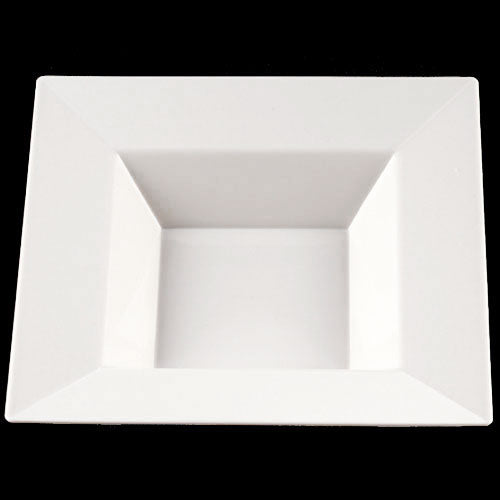 8.5 in.(12oz) White Deep Square Bowl - 10 ct.