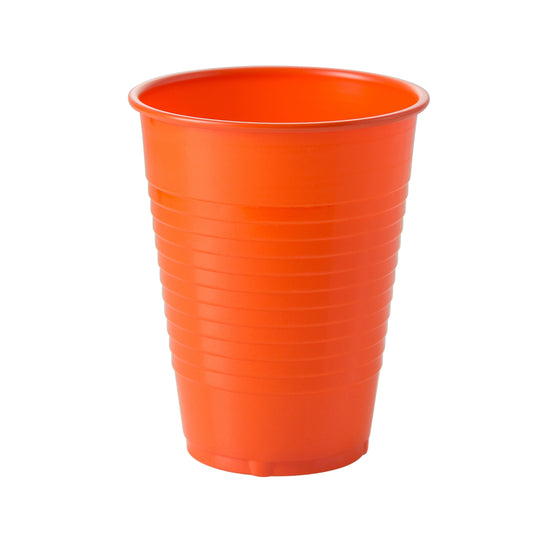 Case of 36 - 12 oz. Plastic Cups 16 ct. - Orange