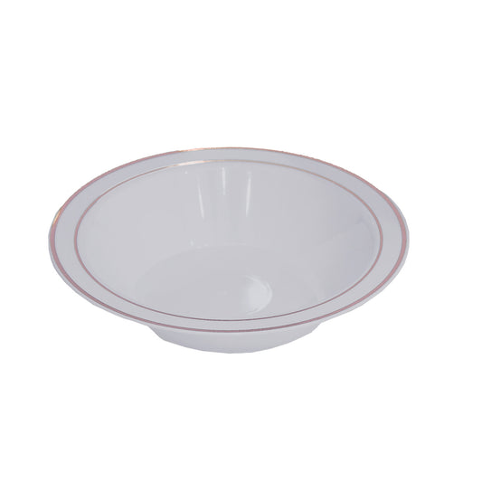 Case of 12 - Rose Gold Ovals Premium Bowls - 10 ct.