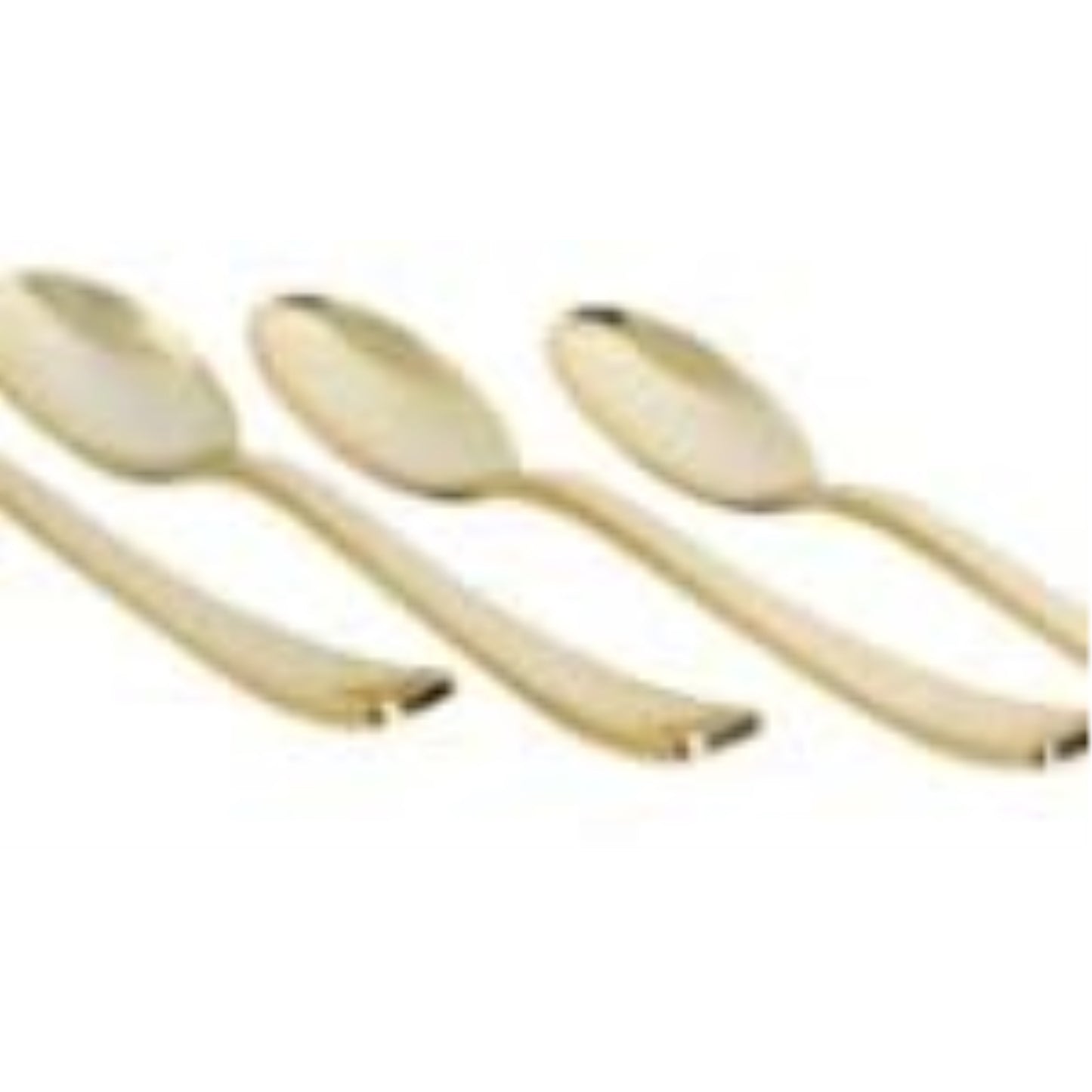 Exquisite Classic Gold Plastic Spoons - 20 Ct.